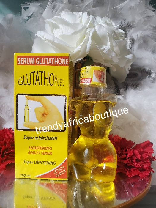 Serum glutathion fast action super lightening serum for dark knuckles & elbows.  Can be mix into lotion 200ml x 1 bottle