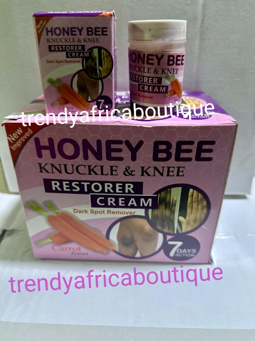 TRY THIS FOR STURBORN KNUCKLES, knees; HOney bee knuckles & knee Restorer cream spf 40 ×1 & Piment doux exfoliating deep cleanser👌 60mlx 1