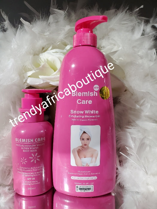Blemish Care Schneewittchen-Peeling-Duschgel mit Glutathion, Lakritzex – Trendy Africa Boutique