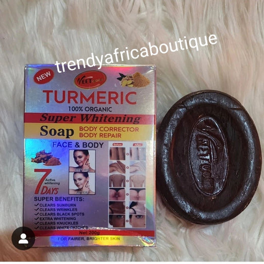 New product alert. 💯 ORGANIC Veet gold super whitening face & body treatment repair soap. face soap exclusive soap: clear dark knuckles, black patches and more x 200g x 1