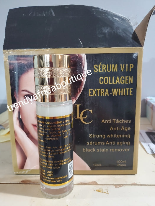 NEW BANGA!!! 2pcs set: Lait collagen Extra fort super Blanchissant lotion & serum VIP COLLEGEN EXTRA WHITE serum. For a Stainless miky undertone👌👌👌👌👌🔥