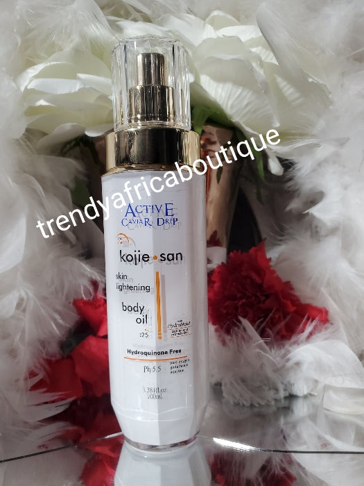 Active Caviar drip kojie san whitening serum. Kojic dipalmitate, glutathione & albutin 100ml x 1serum/oil