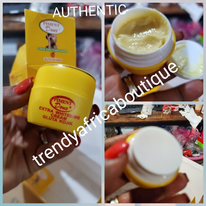 4pcs. Piment Doux extra whitening face cream 2 jar & 2 Peau jaune