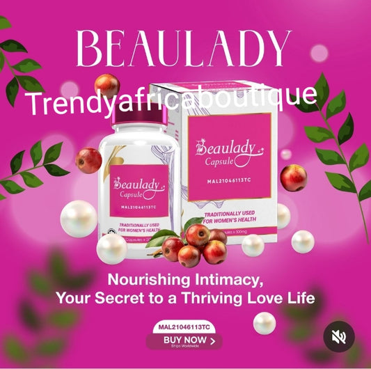 ANOTHER BANGA FROM Satin Skinz. BEAULADY capsules. Nourishing Intimacy, your secret to a thriving love. 60 cap per bottle. X 1. Traditionally use for women's health supplements