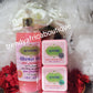 3pcs. Set: 1 EVOB Shower gel + 2 Evob moisturizing & whitening face and body soap. Anti spots. X 2  For sensitive skin