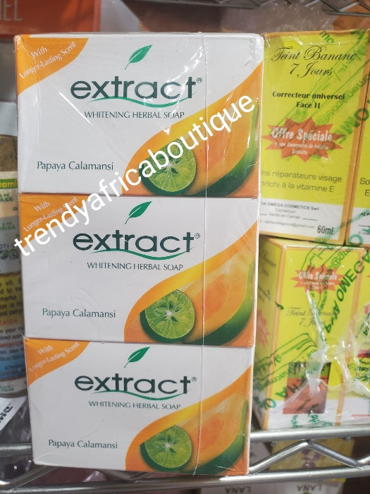 SALE: 12 bar soap. 100% Original Extract whitening herbal soap with papaya Calamansi. Super glowing/clears pimples and sun burn. For mild to sensitive skin. (Copy)