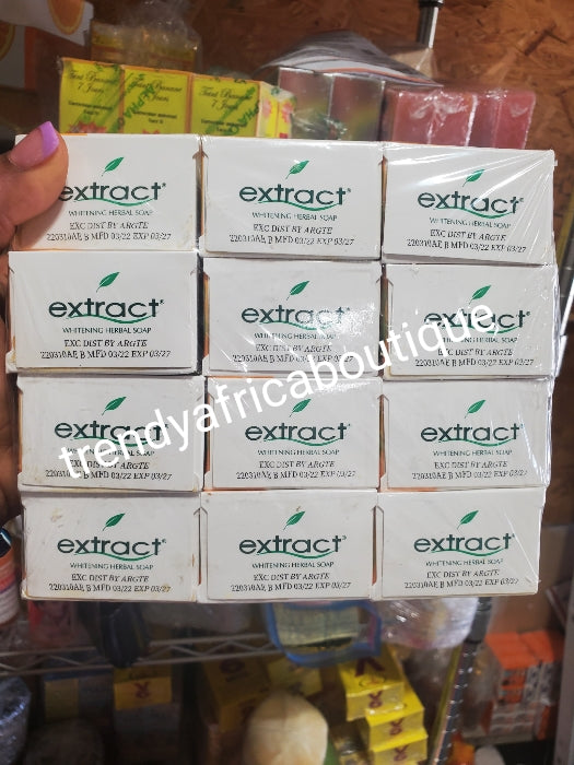 SALE: 12 bar soap. 100% Original Extract whitening herbal soap with papaya Calamansi. Super glowing/clears pimples and sun burn. For mild to sensitive skin. (Copy)