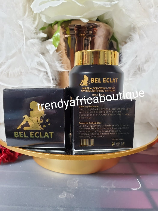New products alert!!! Bel Eclat Exclusive white activating face cream. Sooth, moisturize and brighten the face. 24hr radiance and glow. 50g x 1
