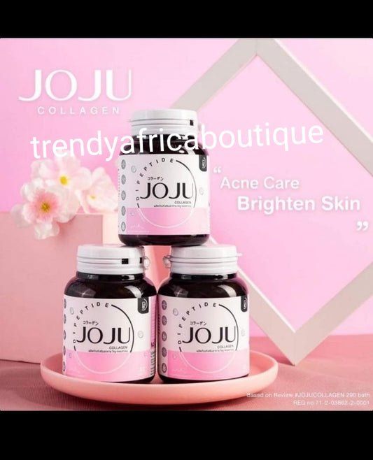 X 3 sale:  AUTHENTIC Joju collagen  ANTI ACNE supplements 30 cap in bottle. Skin brightening, Smoothen & clean skin