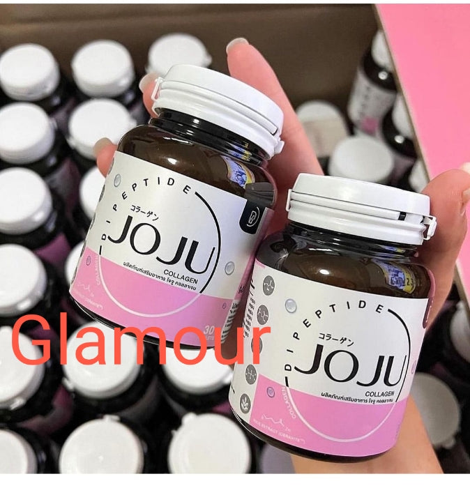 X 3 sale:  AUTHENTIC Joju collagen  ANTI ACNE supplements 30 cap in bottle. Skin brightening, Smoothen & clean skin