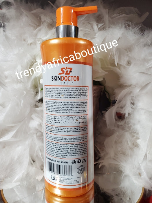 New Banga: Skin Doctor paris skin firming and whitening vitamin C exfoliating shower gel ENHANCED with essential oil  1000ml x 1Shower gel