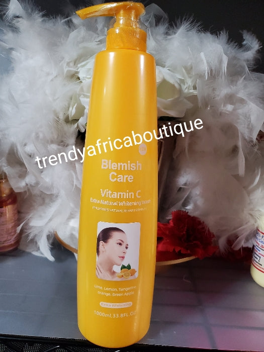 X 1 Blemish Care Vitamin C Extra Natural whitening shower gel. Philippines natural skin Repair formula 1000mlx 1.