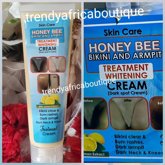 X 1 NEW PRODUCT ALERT: Honey BEE BIKINI & ARMPITS treatment & whitening cream with lemon, mulberry, Albutin, aloe vera, Niacinamide etc. Results un 5 to 7 days