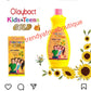 X 2 bottles Olaybact kids & Teens Gold Honey brightening body lotion for ages 3yrs and up 400mlx1. With Sun flower oil, coconut oil .x 2 bottles