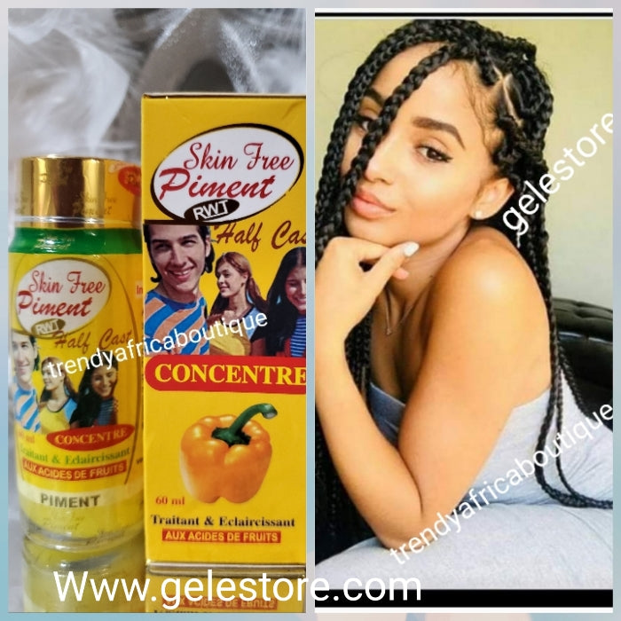 RWT Skin free piment Half Cast concentre  treatments & Lightening serum  with fruit acid and kojic. 60mlx 1 effective against dark spots, hyperpigmentations