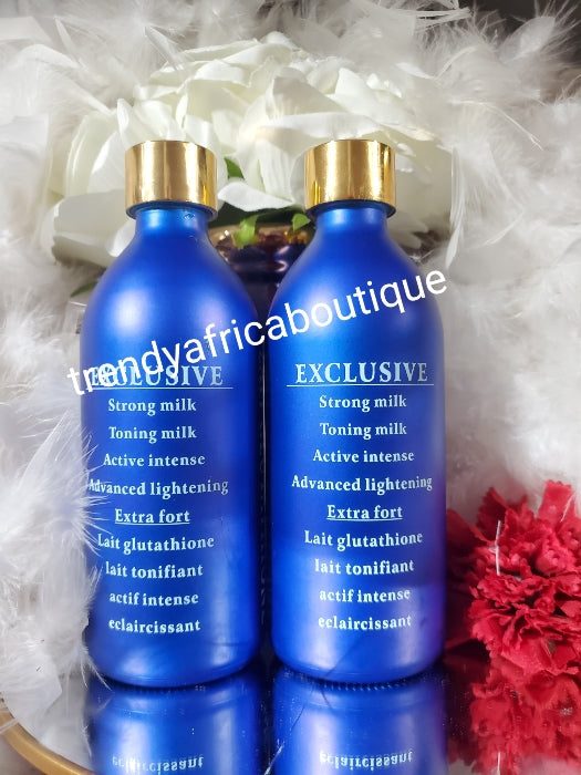 New banga!! Exclusive active intense advance lightening body lotion with Glutathion concentre & Glutathion Extra fort, skin perfector clarifying face cream