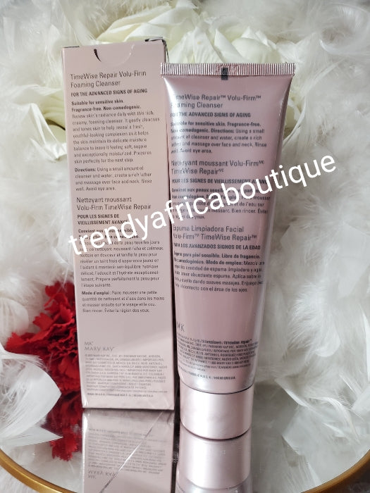 Mary Kay time wise Repair Volu-firm foaming cleanser.  Gentle Face Cleanser, leaving your face soft Md smooth all day. Brand New in  box