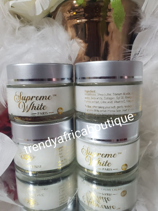 BACK in Stock!! X 1 jar, Supreme white paris active intense face