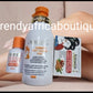 3pcs. Set: New Banga:  Japonesa Carrot body talking lotion, serum & soap combo. Strong whitening dark spots, blemishes remover