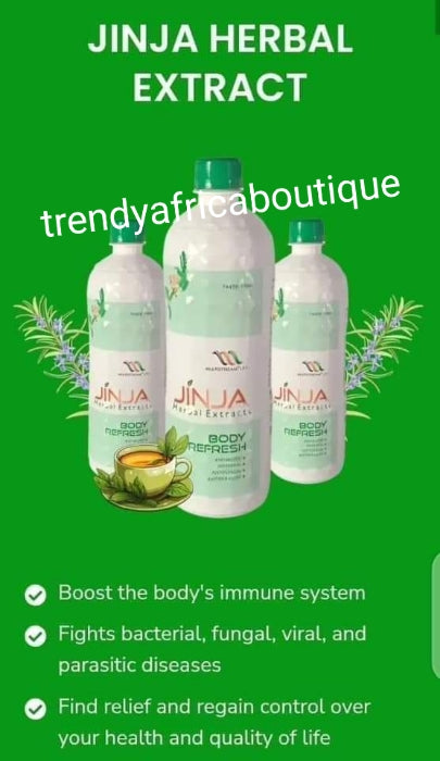 1 bottle sale 750ml: Another banga herbal DRINK: Jinja Herbal Extracts  body Refresh drink. (Taste is bitter) 750ml