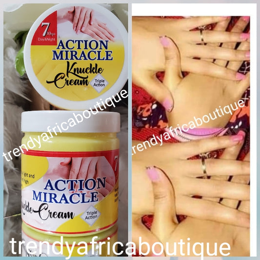 ANOTHER  Banga!! for dark knuckles, elbows, knees & feet:: Action Miracle triple action knuckle whitening cream. Clean & clear knuckles. 5- 7 days action 300g  x 1