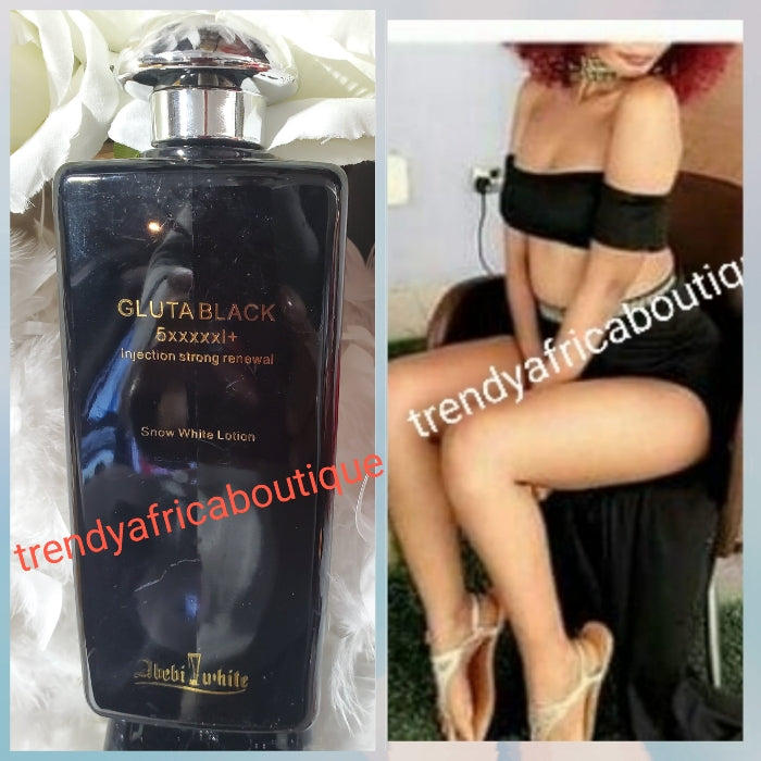 BACK IN STOCK! Abebi white Gluta Black 5xxxxx+ Snow white age renewal face and body lotion 500ml x1 AUTHENTIC!!!