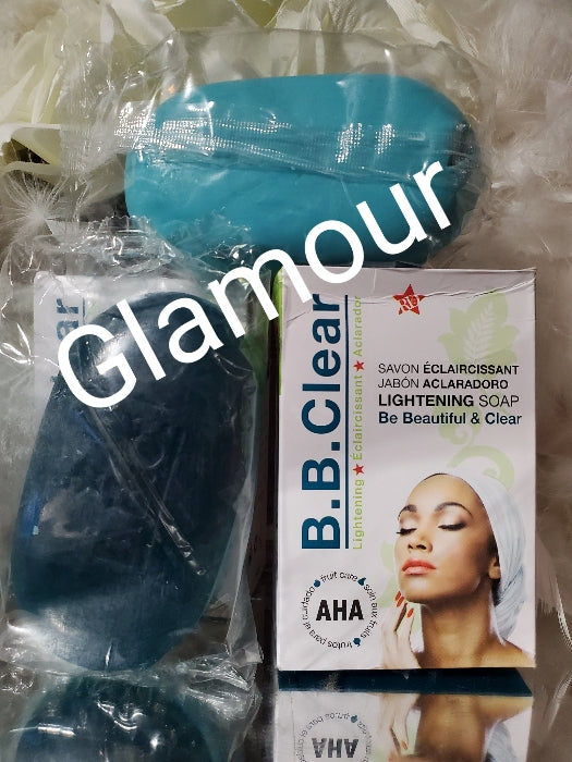 Authentic B.B Clear AHA lighening & Exfoliating soap with AHA. 190G X 1 SOAP SALE. anti sun burn & dark  spot for all skin type