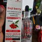 X 1 bottle Goji Berry anti-aging face soothing, hydrating, anti wrinkle face Serum, Formulated with hyaluronic acid, retinol etc. For all skin types