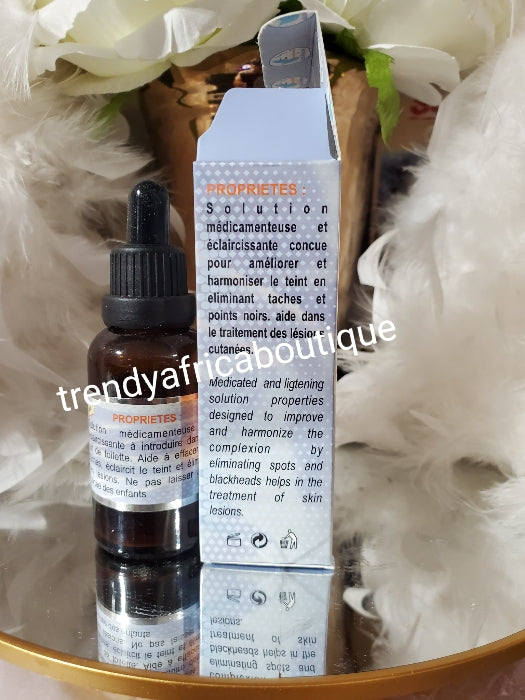 Blanchisseur glutathion kenacol vit. C, serum/oil concentrated formula 30ml great anti-raction & Lightening oil for prevention, repair & treatment of white patches/dots etc. ONLY Mix into your lotion.