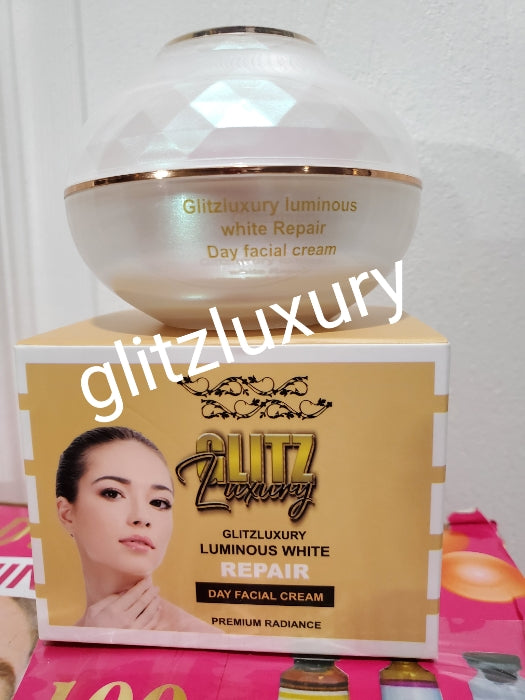 2pcs Banga for a Luminous clean & clear face: glitzluxury Luminous white REPAIR day face cream & soap. PREMIUM RADIANCE. multi purpose action 👌👌👌