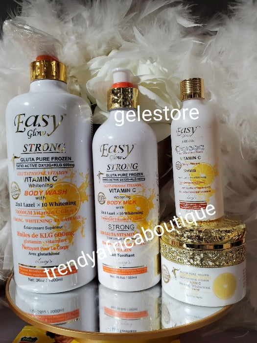 Easy Glow stark aufhellende Körperlotion 500 ml x 1 Flasche im Angebot. Gluta C 180000 mg. Schnelle Aktion