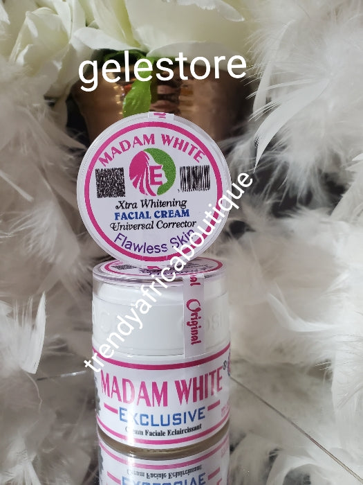 1 Jar aale; Strictly original Madam White Exclusive whitening face cream for sensitive skin. New package. 60g multi action: pimples and acne treatment