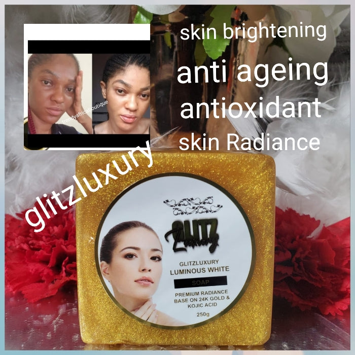 2pcs Banga for a Luminous clean & clear face: glitzluxury Luminous white REPAIR day face cream & soap. PREMIUM RADIANCE. multi purpose action 👌👌👌