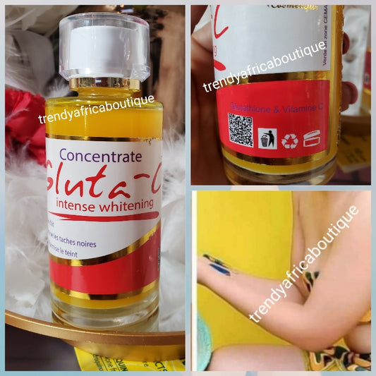 Glutathion & Vitamin-C (Gluta- C) whitening and glowing Serum/oil. 120ml bottle. Gives Beautiful yellow undertone