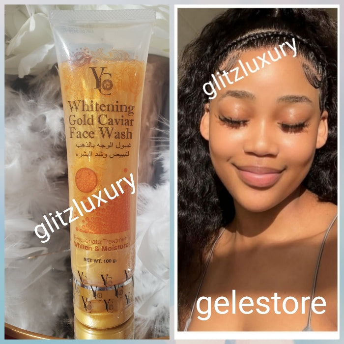 2X YC Hydratant Gold Caviar Face Wash Double Traitement 100 ml 100% original 2X YC Hydratant Gold Caviar Face Wash Double Traitement 100 ml 100% original