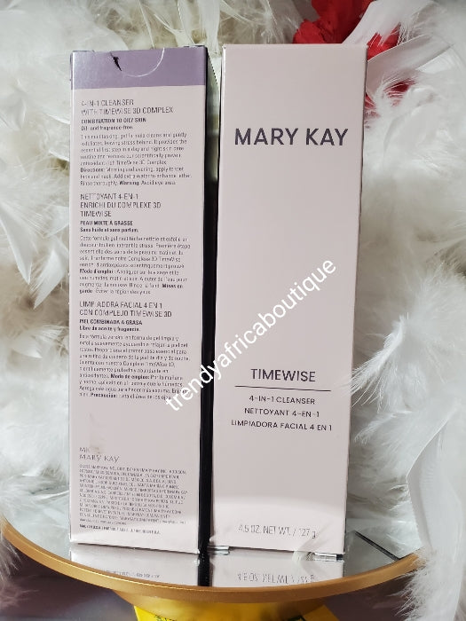 X 1 pack: Mary Kay timewise 4-in-1 face cleanser. 3D complex formula. Combination to oily skin. Fragrance free gel