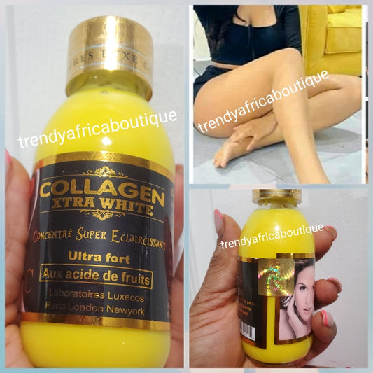 Kollagenkonzentrat + Schneckenschleim-Hautreparaturserum/Öl 120 ml x, dreifach wirksame Aufhellung, starkes Eclaircissant. Leistungsstarker Anti-Flecken- und Verfärbungsschutz. Mischen Sie es in Ihre Körperlotion