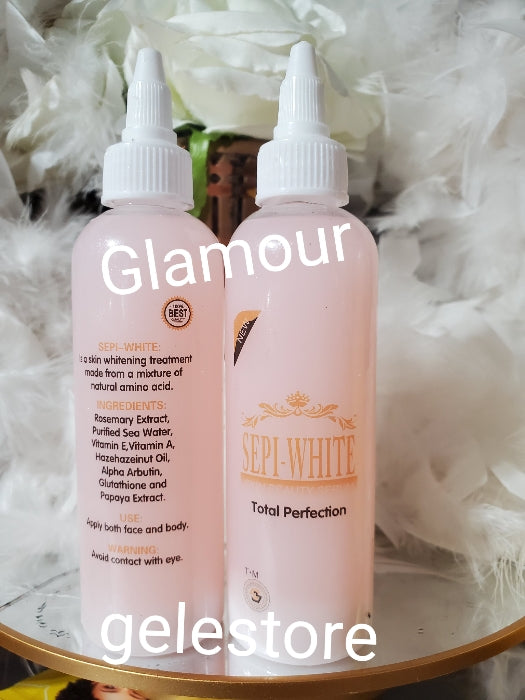 X 1 bottle SEPI-WHITE Total perfection serum/oil for face and body whitening treatment