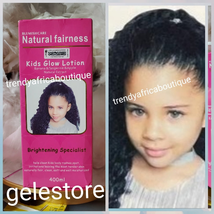Gel Douche Blemish Care Natural Fairness Kids Glow 1000ml - SPF 20, Tous Types De Peau, Fabriqué En Thaïlande