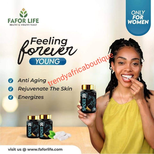 FAFORON for life SPIDEX 20  dietary supplements for women's health  30 per bottle x 1 bottle sale