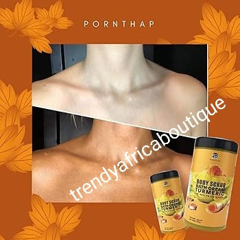 Another banga!! Pornthap body scrub bath cream Turmeric 550g x 1 anti dark spots, anti Stretch marks
