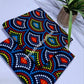 New arrival High Grade Ankara wax print. 100% cotton African Ankara Sold per 6yds. Super soft texture Royal blue design print.