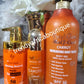 3pcs perfect combo: SMOOTH ORGANIC ALLURING BEAUTY paris 5x carrot body lotion, New edition halfcast Carotte serum & final Glow half-cast shower gel 💯 carrot extracts spf 50