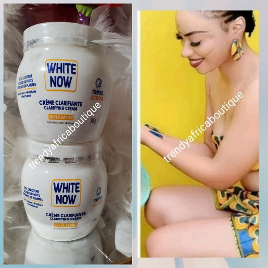 3 cup SALE: AUTHENTIC LANA WHITE NOW CLARIFYING CUP CREAM SUPER RAPID, TRIPLE ACTION 300G X 1 CUP. BETA CAROTENE, FRUIT ACID & PLANT EXTRACTS