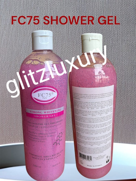 1 bottle sale Banga: FC75 Paris strong whitening shower gel 1000ml. BEST PARIS WHITENING FORMULAR FOR FACE & BODY