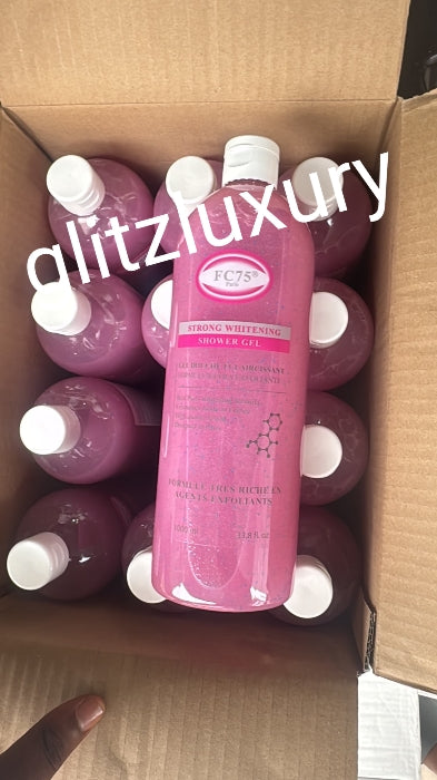 1 bottle sale Banga: FC75 Paris strong whitening shower gel 1000ml. BEST PARIS WHITENING FORMULAR FOR FACE & BODY