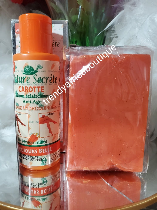 ORIGINAL Nature Secret reines Karottenserum/-öl. Hautaufhellendes und strahlendes Öl, frei von Hydrochinon. 100mlx1