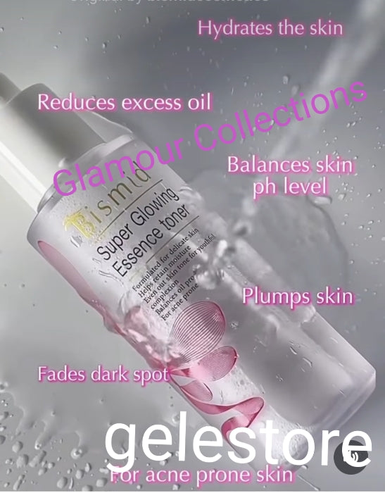 Bismid super glowing essence face toner. For delicate skin, even out skin tone for a youthful complexion 100ml x 1