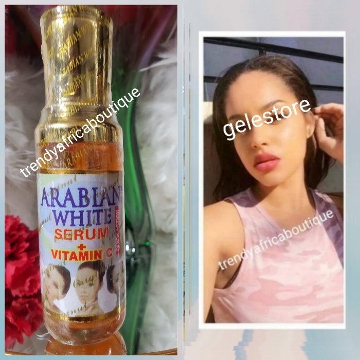 Arabian White blemish control glowing serum/oil formulated with Glutathion, Vitamin C. Quick solution 60mlx1 small bottle