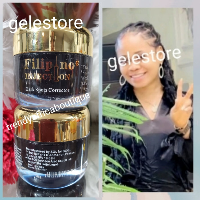 X 1 jar. FILIPINO inj. Dark spots corrector. Glutathion & funel seed oil face cream. Spf 35. Miracle repair work fast to reduce wrinkles, acne pigmented marks & more